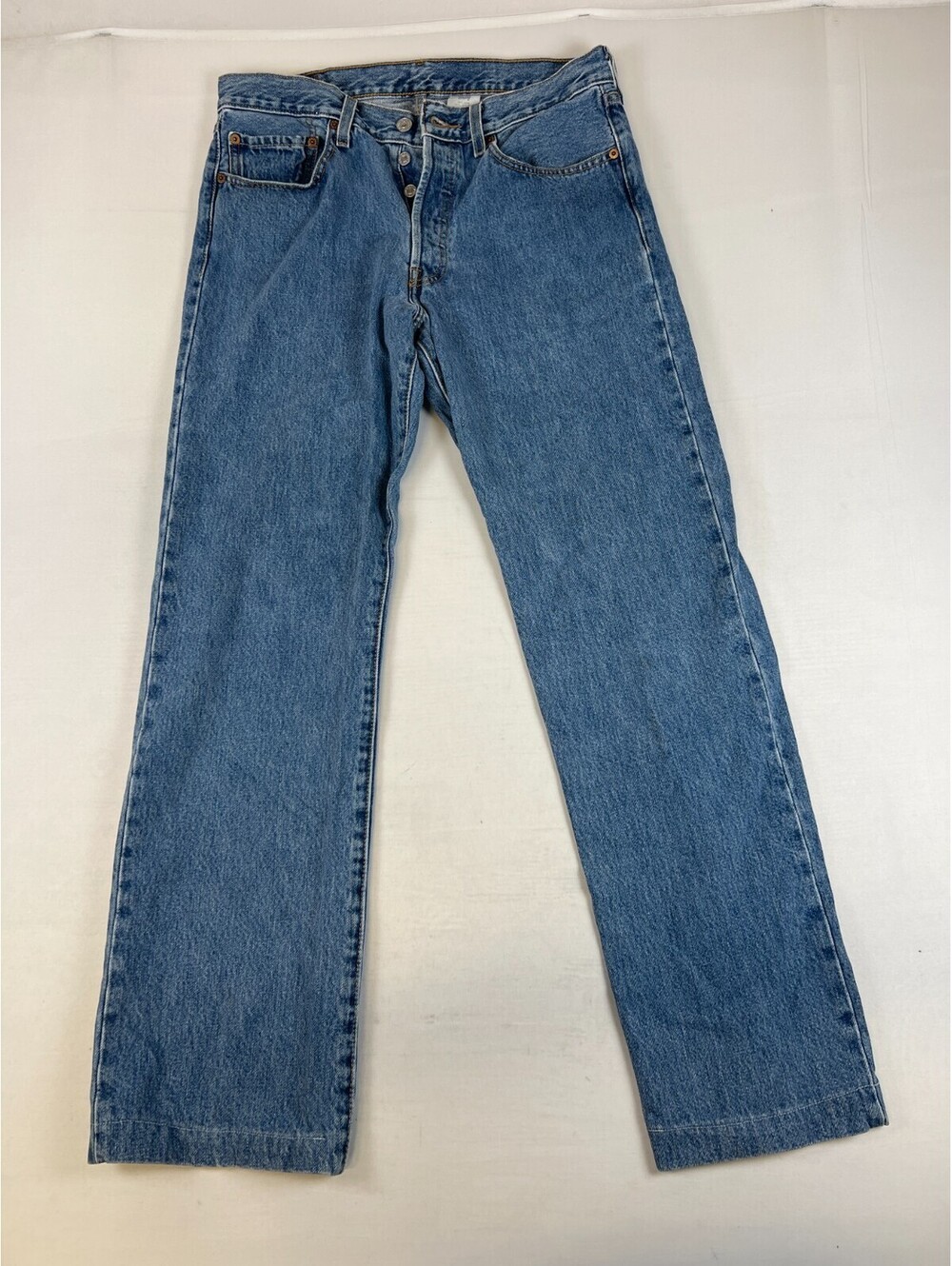Levi's XX Men 32x34 501 Regular Fit Blue Denim Jeans